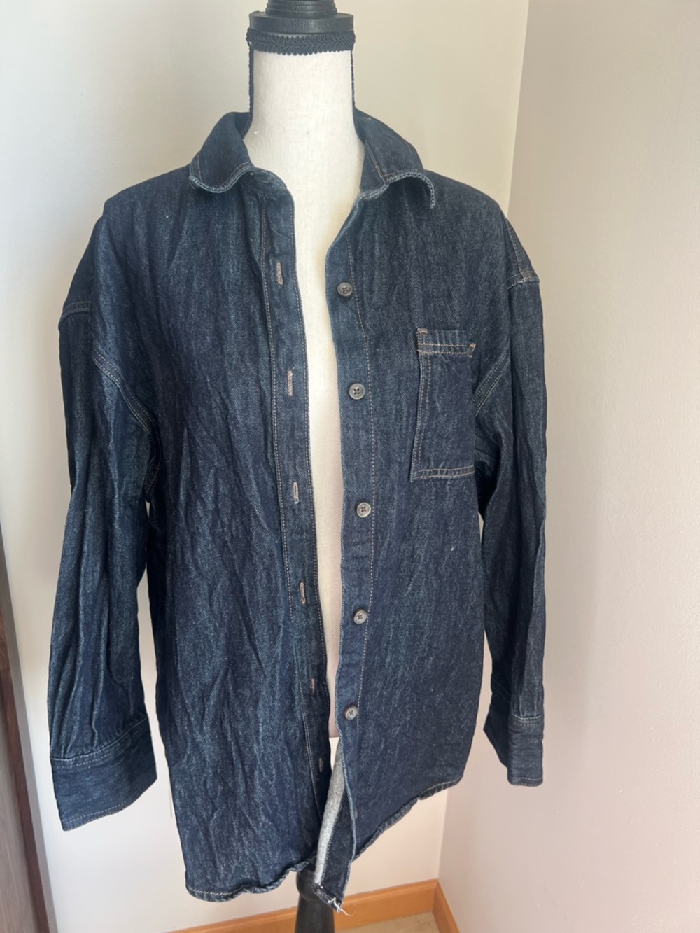 Denim shacket 💙